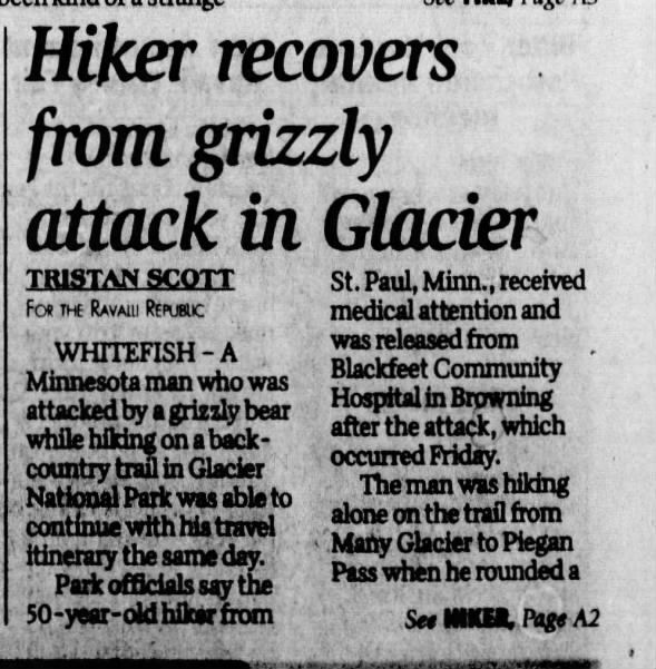 Clipping from Ravalli Republic